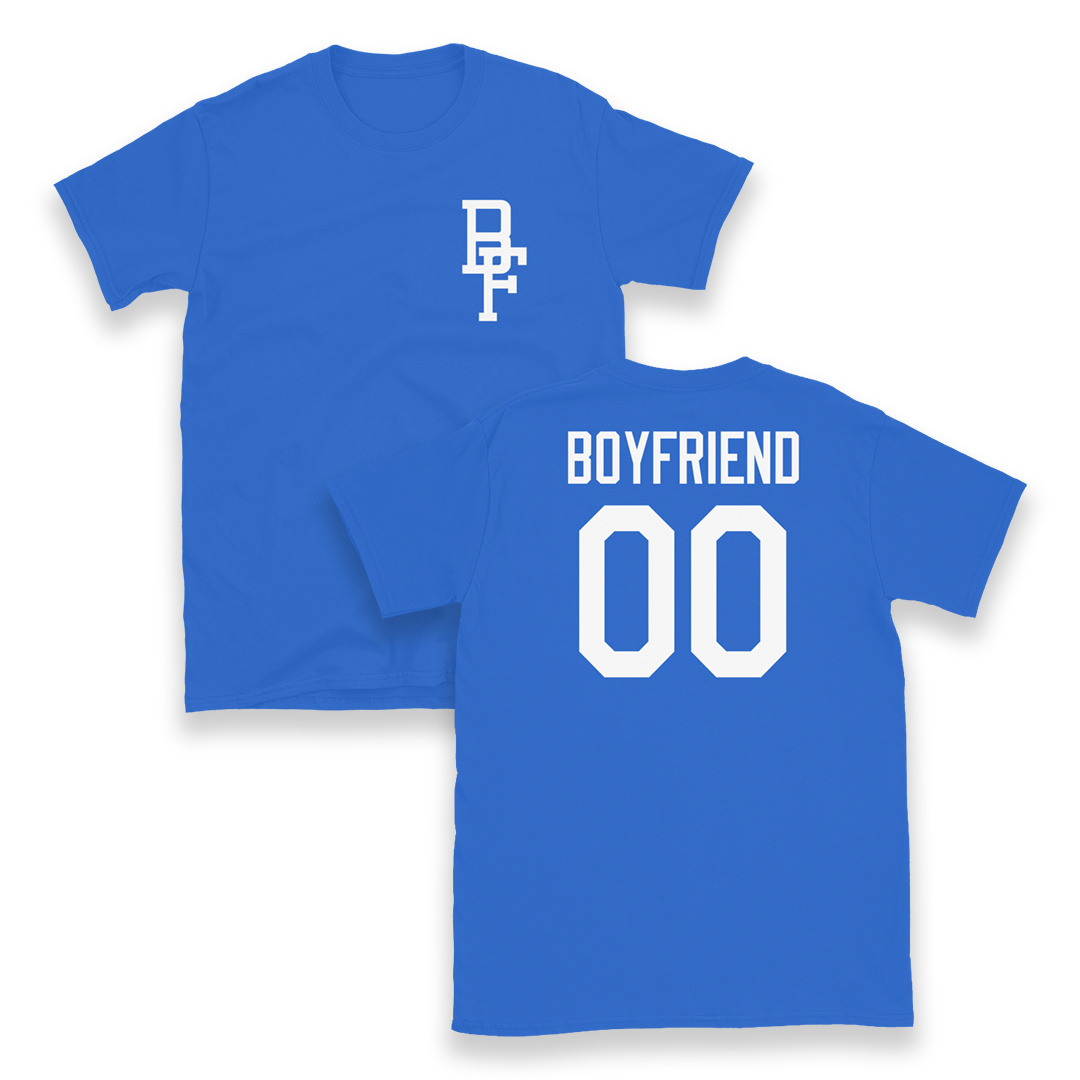 BOYFRIEND JERSEY SHIRT (BLUE)