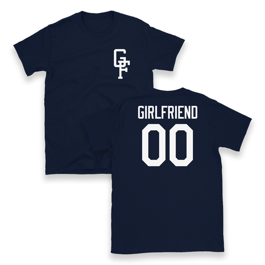 GIRLFRIEND JERSEY SHIRT (NAVY)