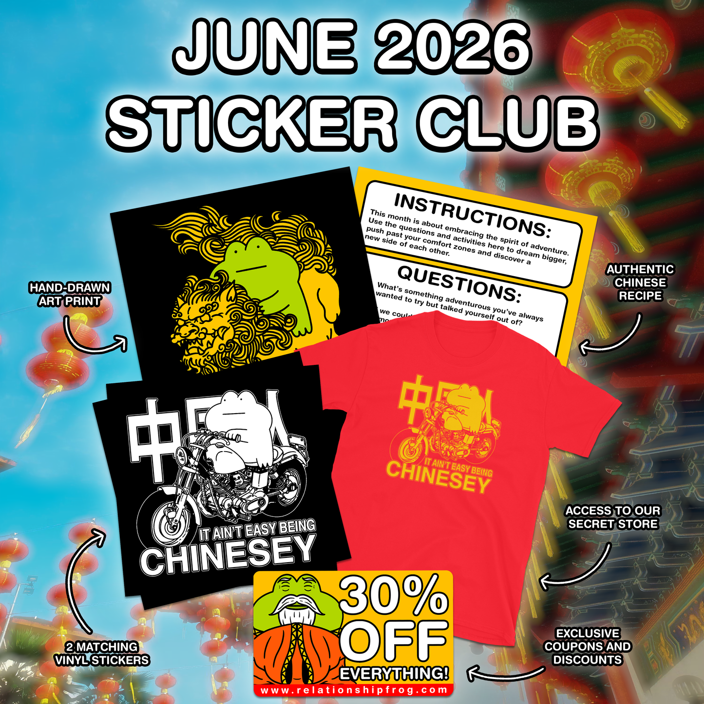 CHINESE STICKER CLUB