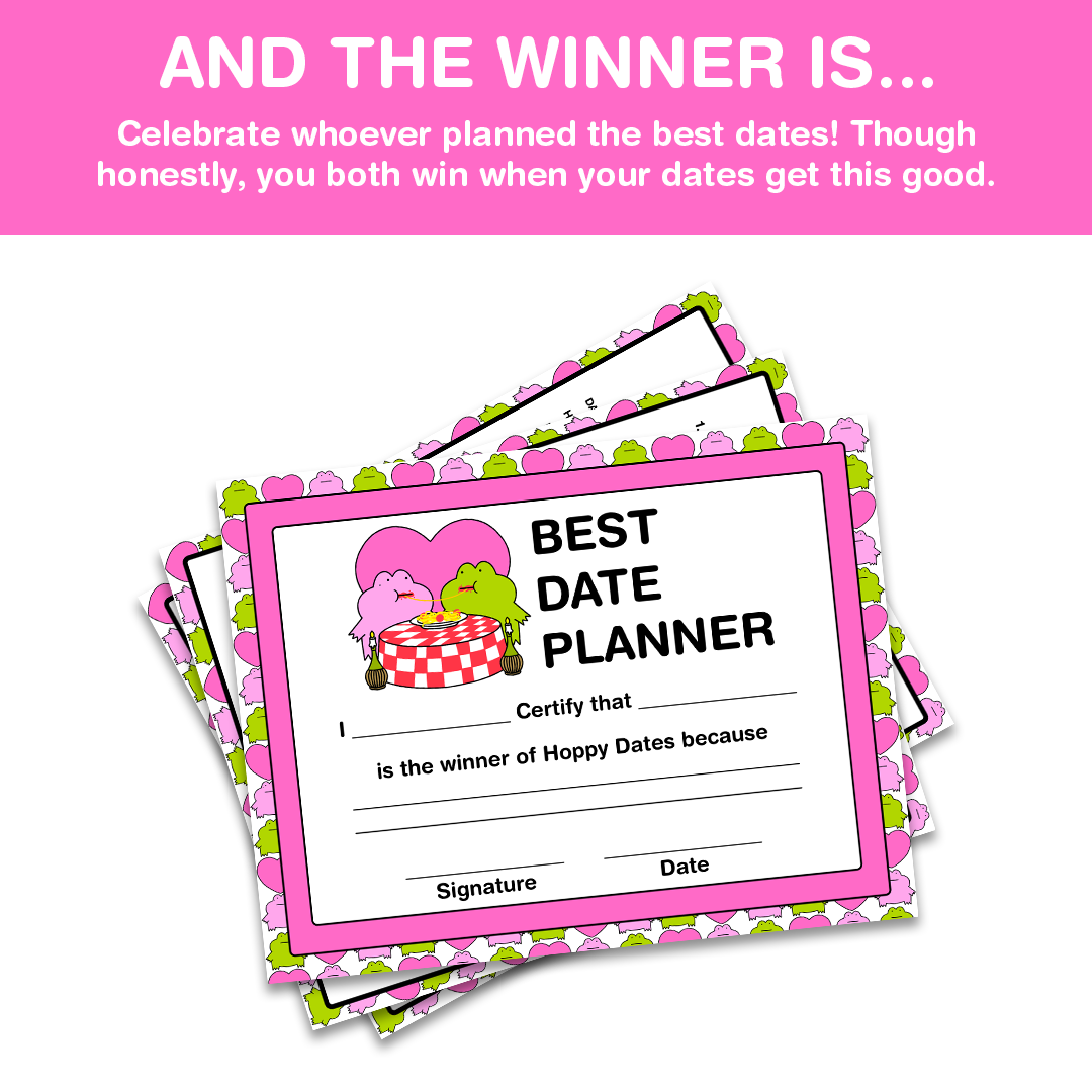 HOPPY DATES (DATE CHALLENGE GAME)